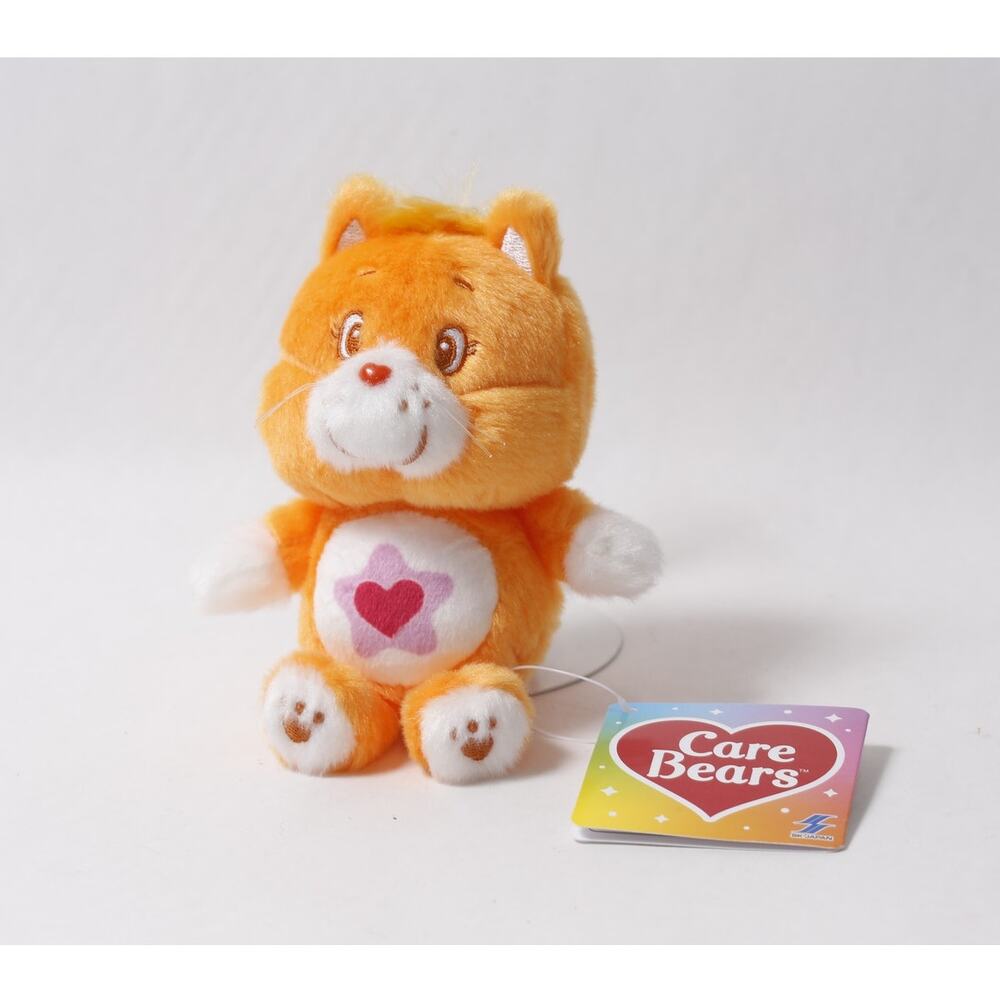 2025 Cloudco Japan Care Bears Cousins Proud Heart Cat Plush Charm~260826-WH 1252
